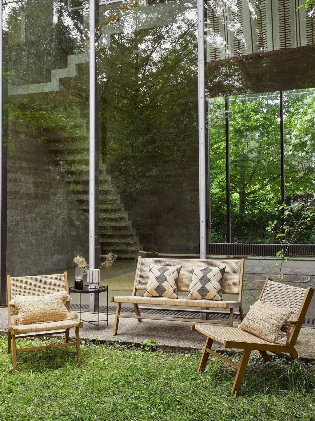 Thurloe Wickerwork Garden Bench