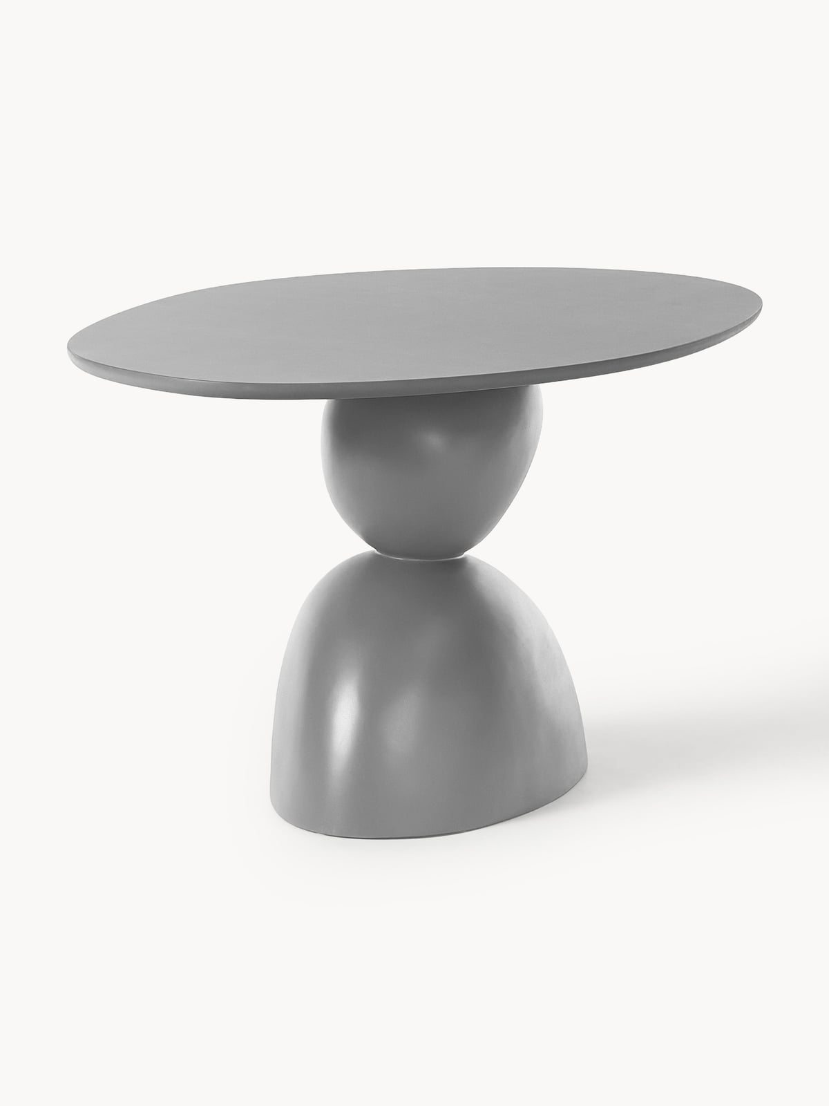 Tilbury Oval Dining Table with Organic Design, 180 x 90 cm