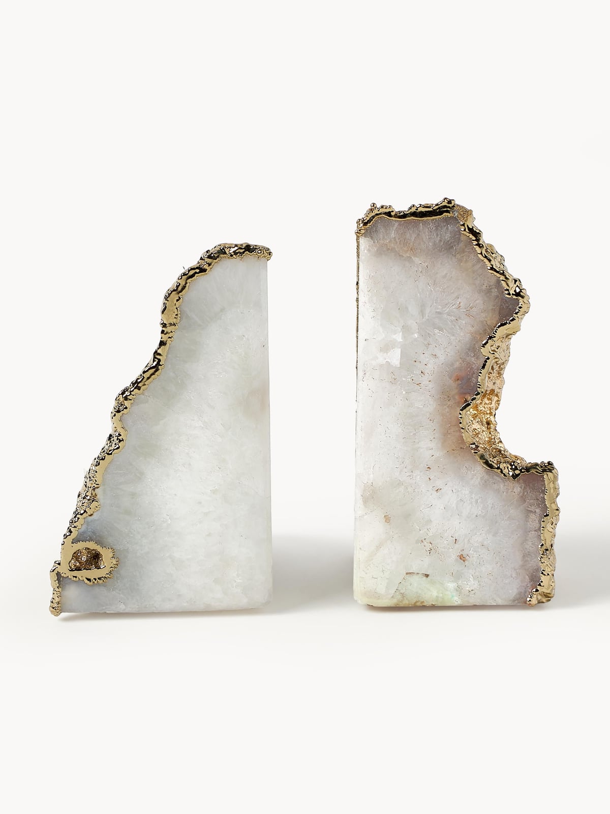 Tilbury Quartz Bookends, Set of 2