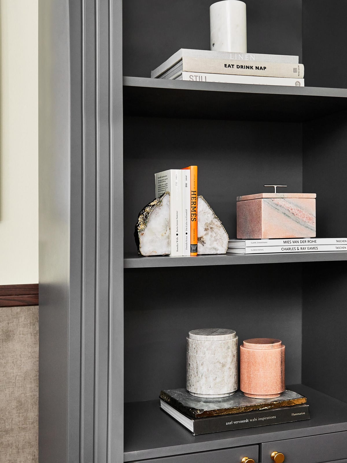Tilbury Quartz Bookends, Set of 2