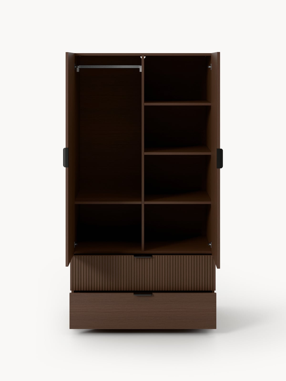 Ulcombe Wooden Compact Wardrobe