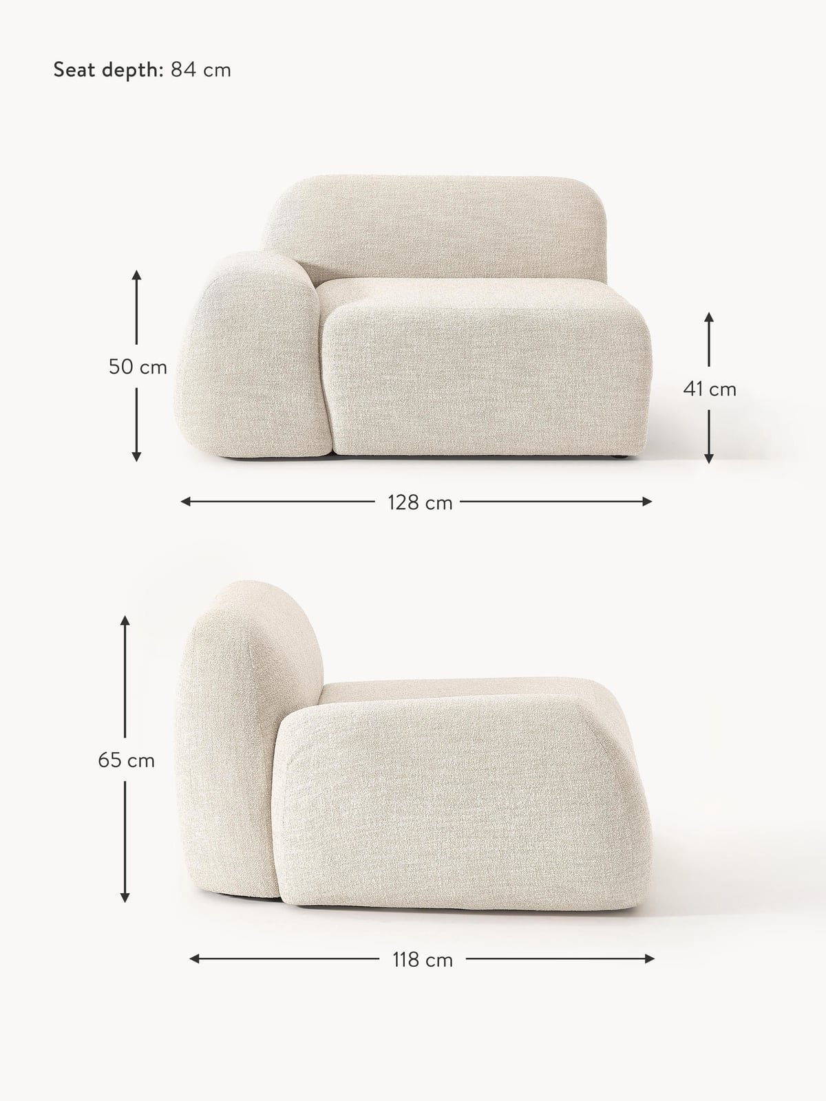 Ulpha Bouclé Corner Module