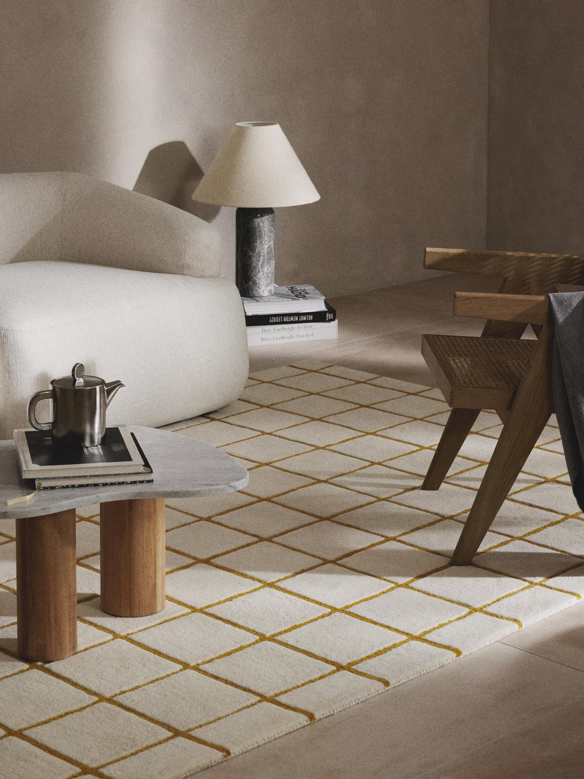 Ulpha High-Low Wool Rug, Hand-Tufted