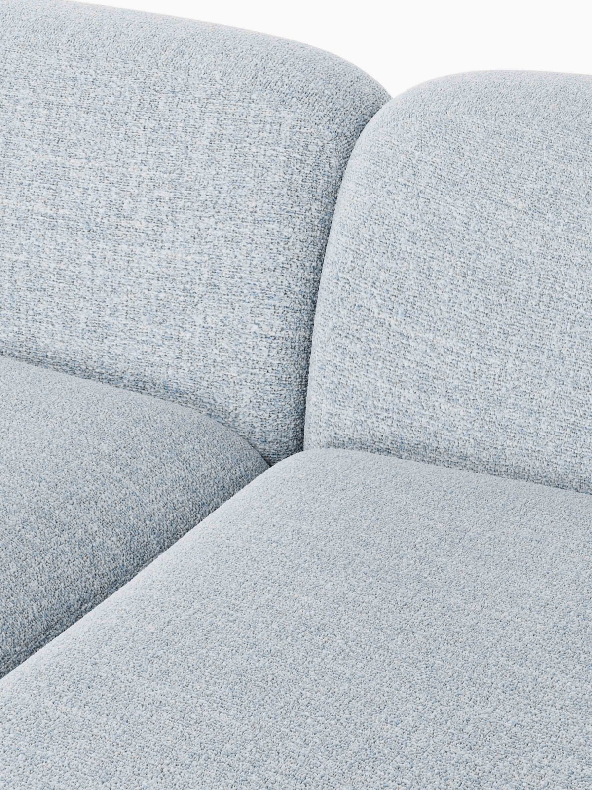 Ulpha Modular Bouclé Chaise (3-seater)