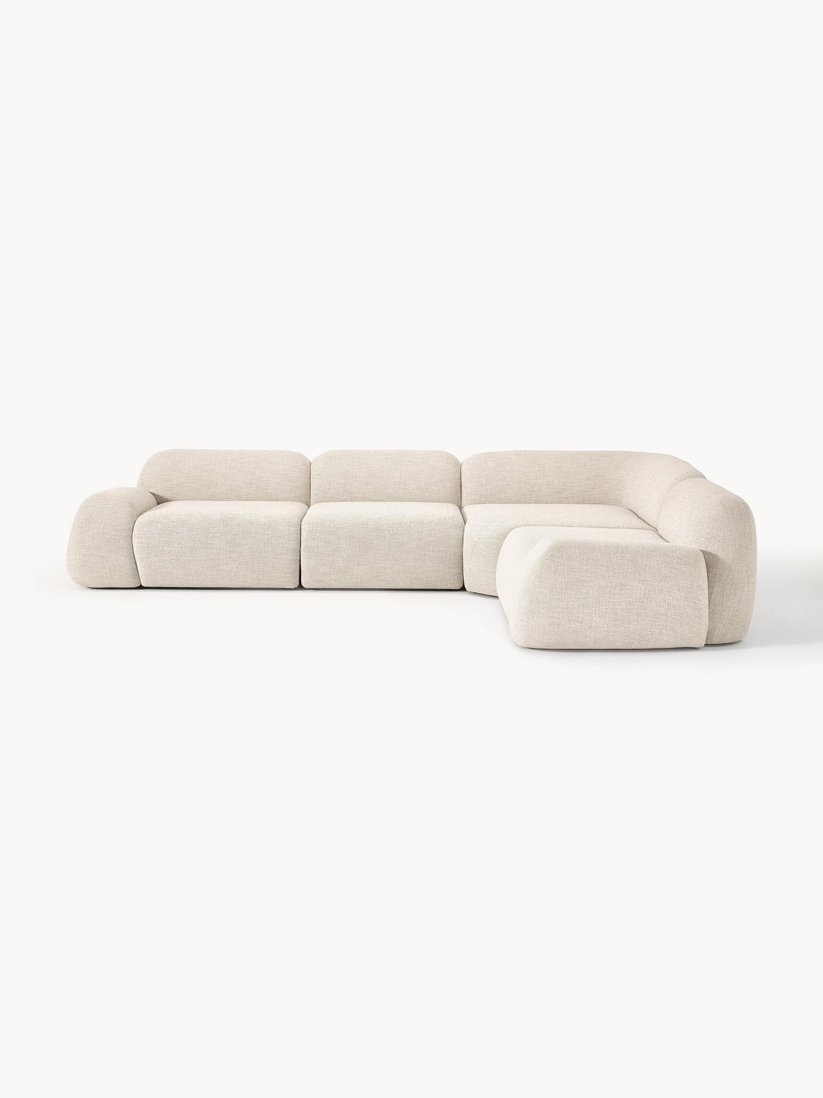 Ulpha Modular Bouclé Corner Sofa (4-seater)