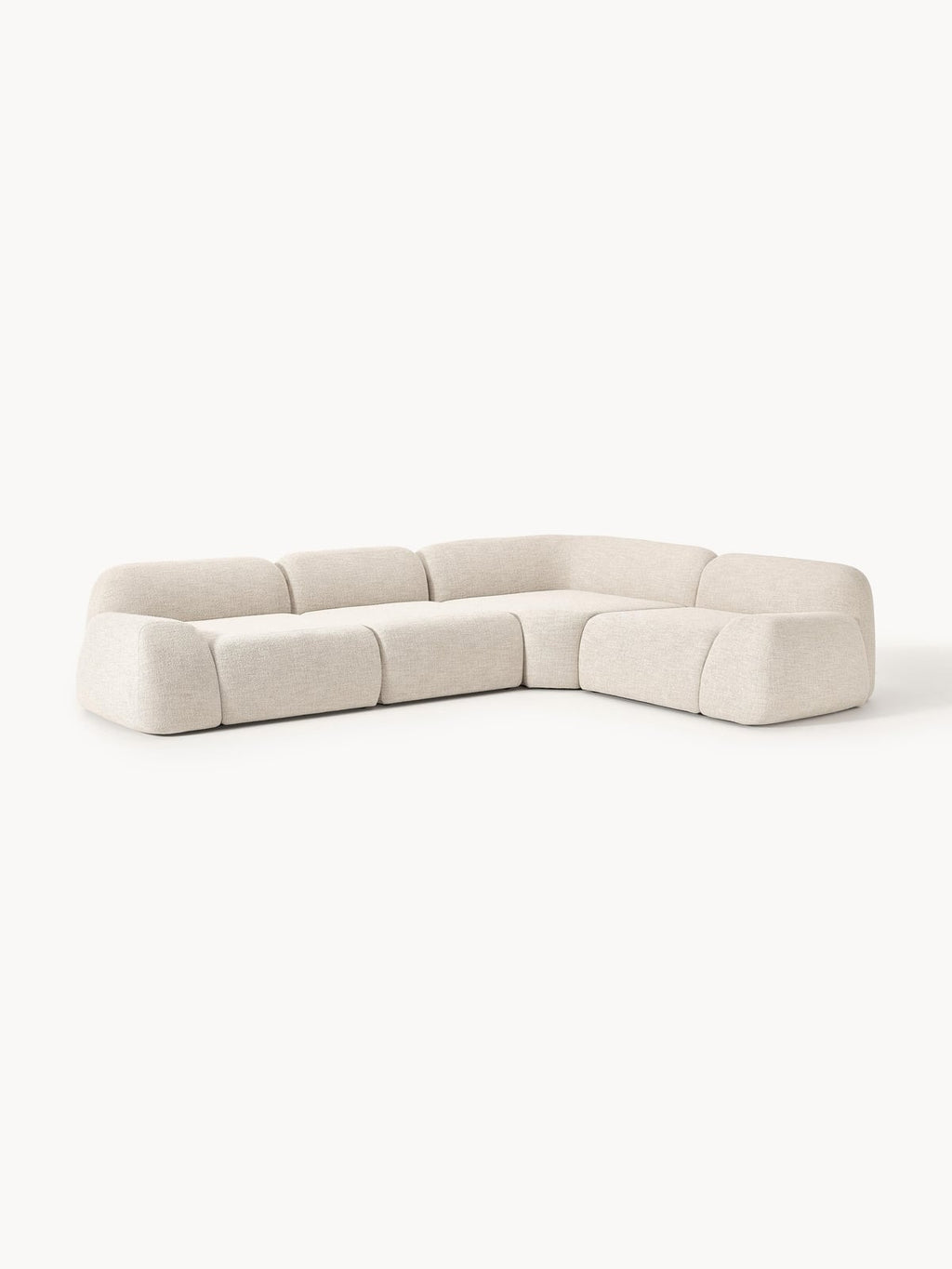 Ulpha Modular Bouclé Corner Sofa (4-seater)