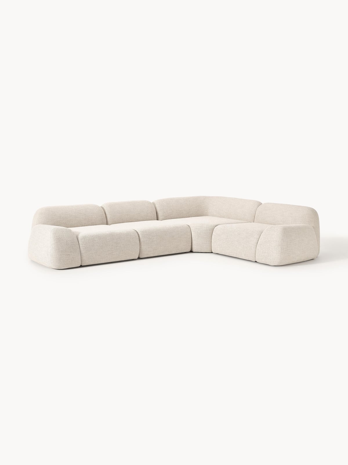Ulpha Modular Bouclé Corner Sofa (4-seater)