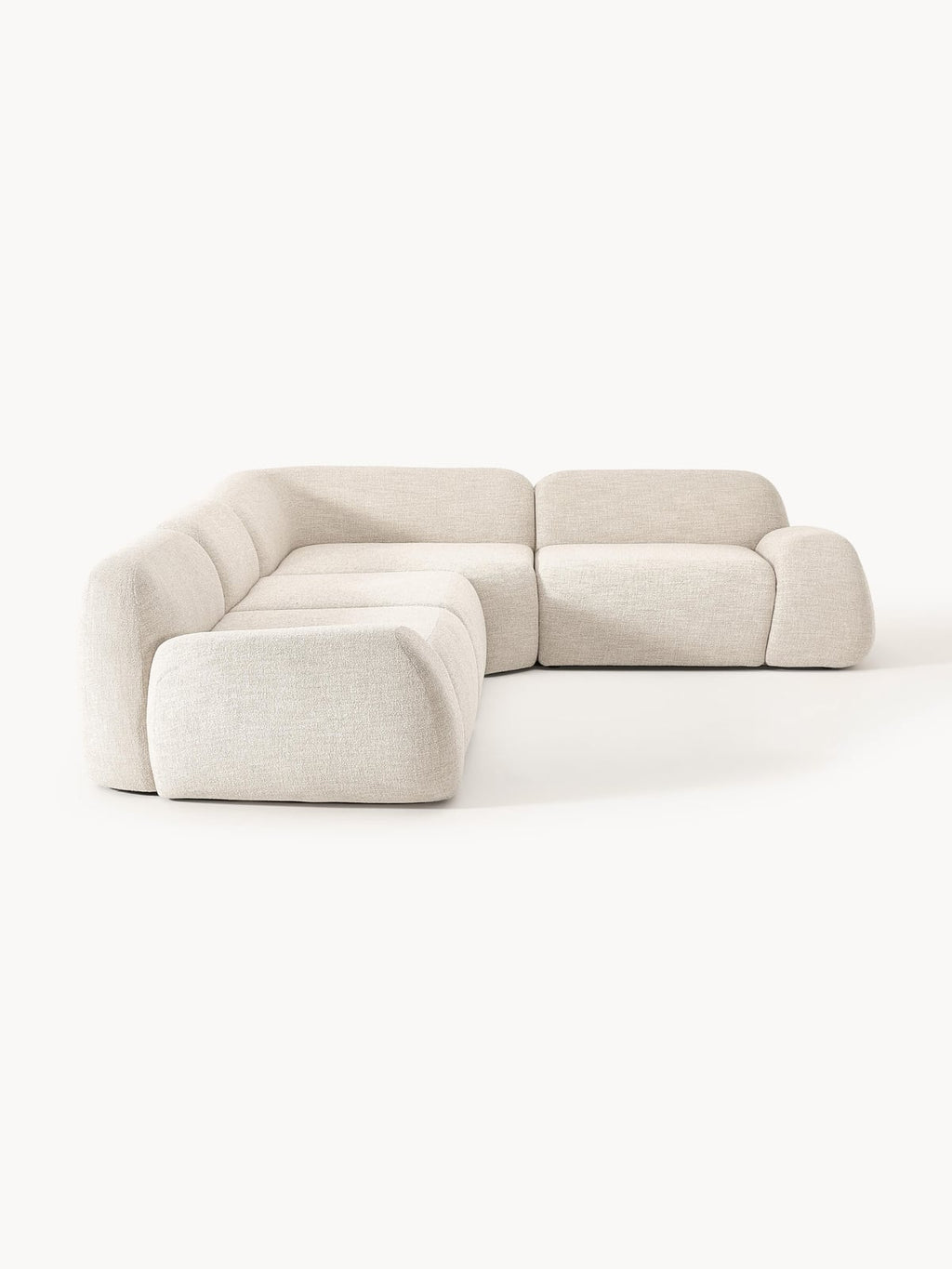 Ulpha Modular Bouclé Corner Sofa (4-seater)