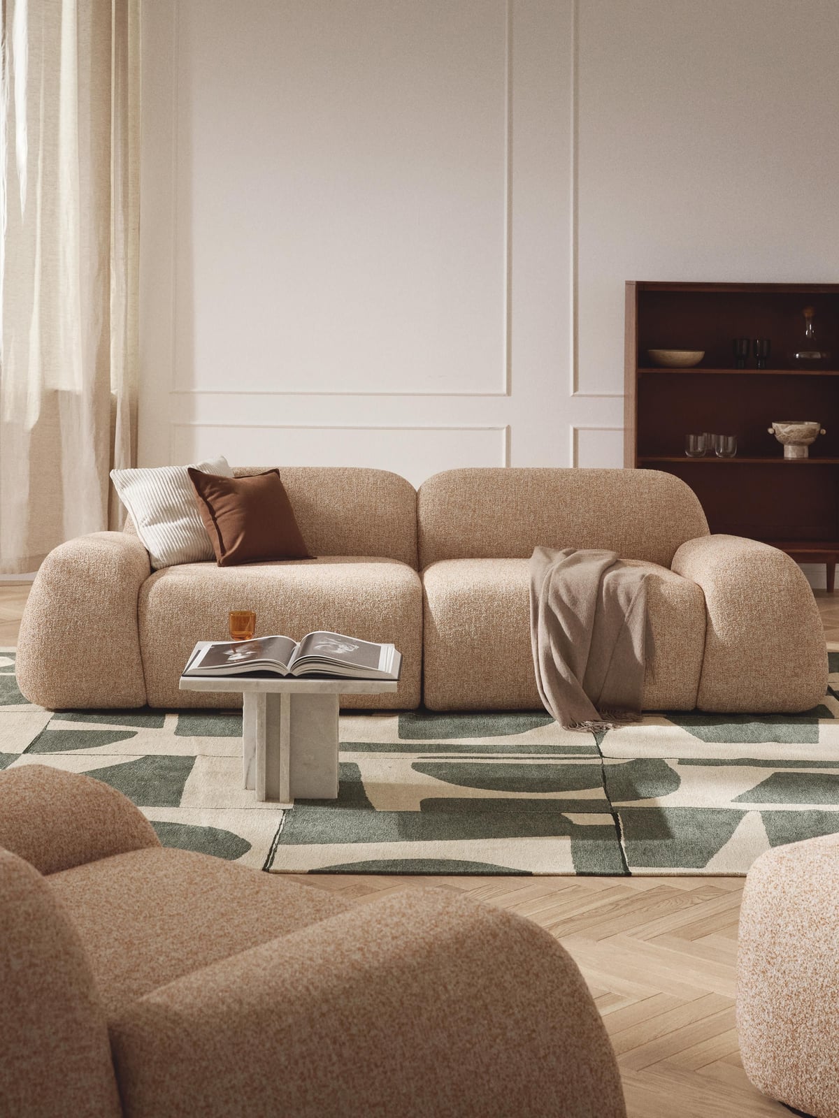 Ulpha Modular Bouclé Sofa (3-seater)