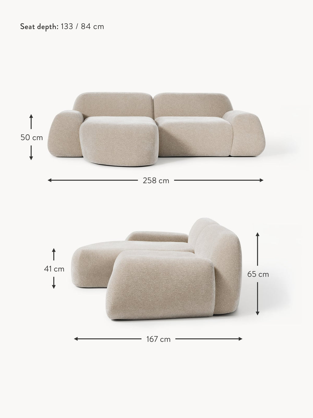 Ulpha Modular Corner Sofa (3-seater)