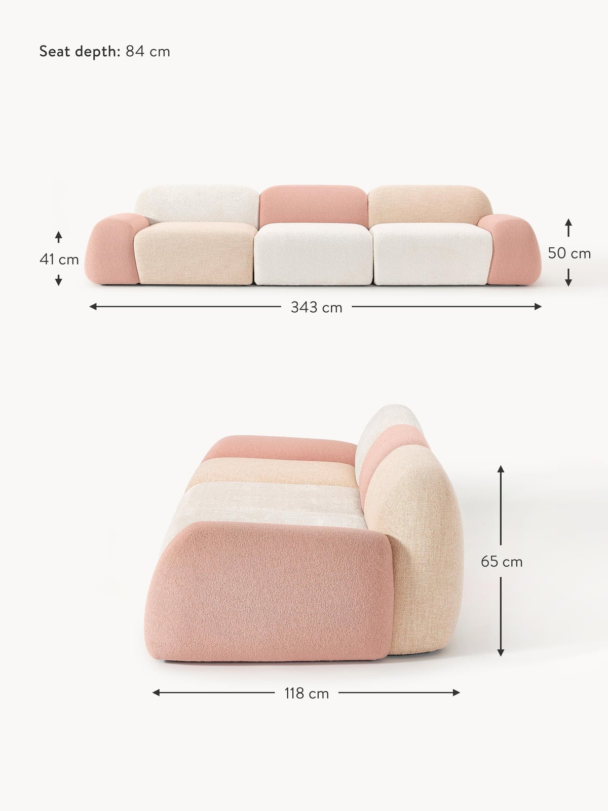 Ulpha Modular Sofa (4-seater), Fuorisalone Edition