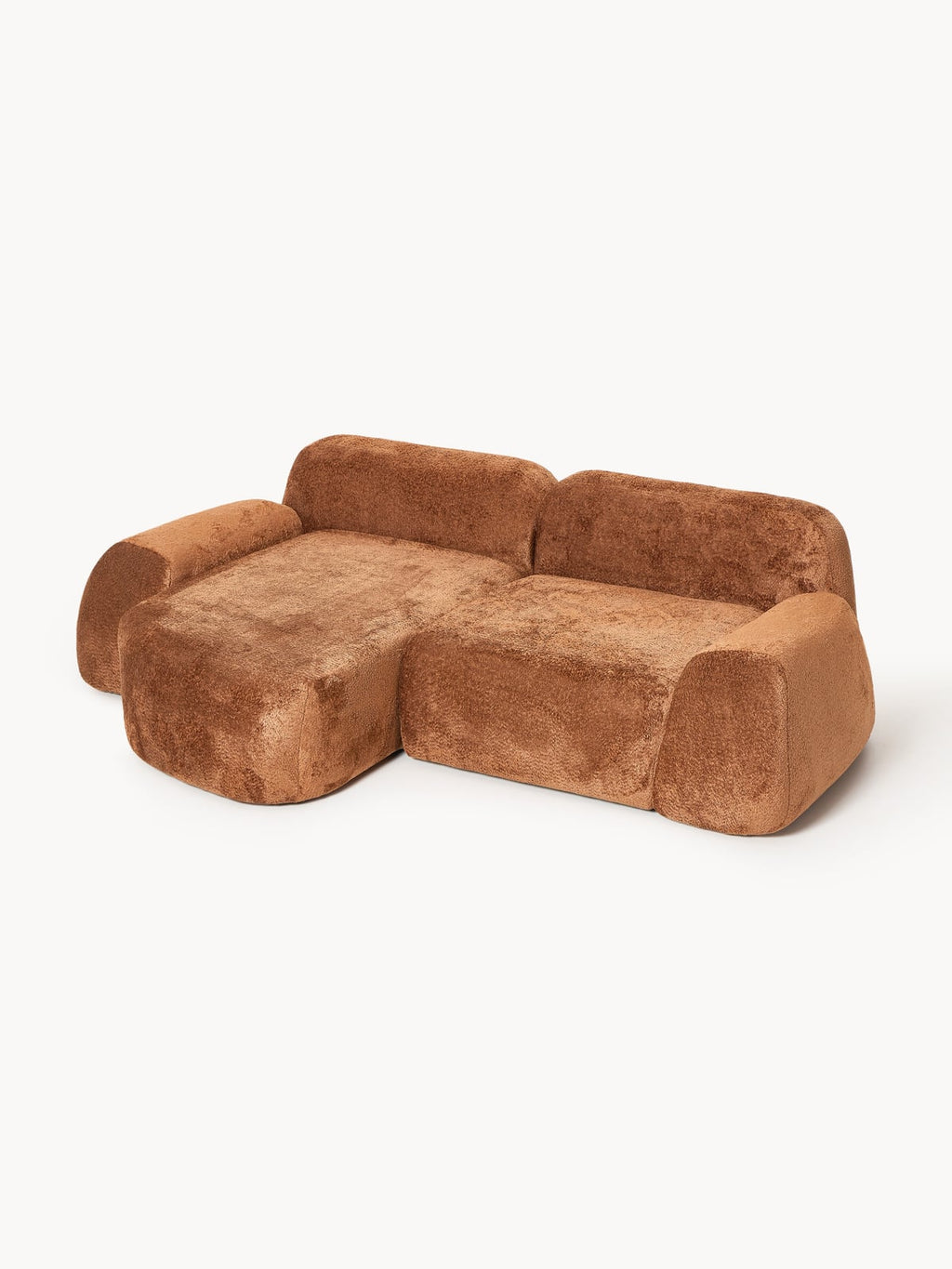 Ulpha Modular Teddy Bouclé Corner Sofa (3-seater)