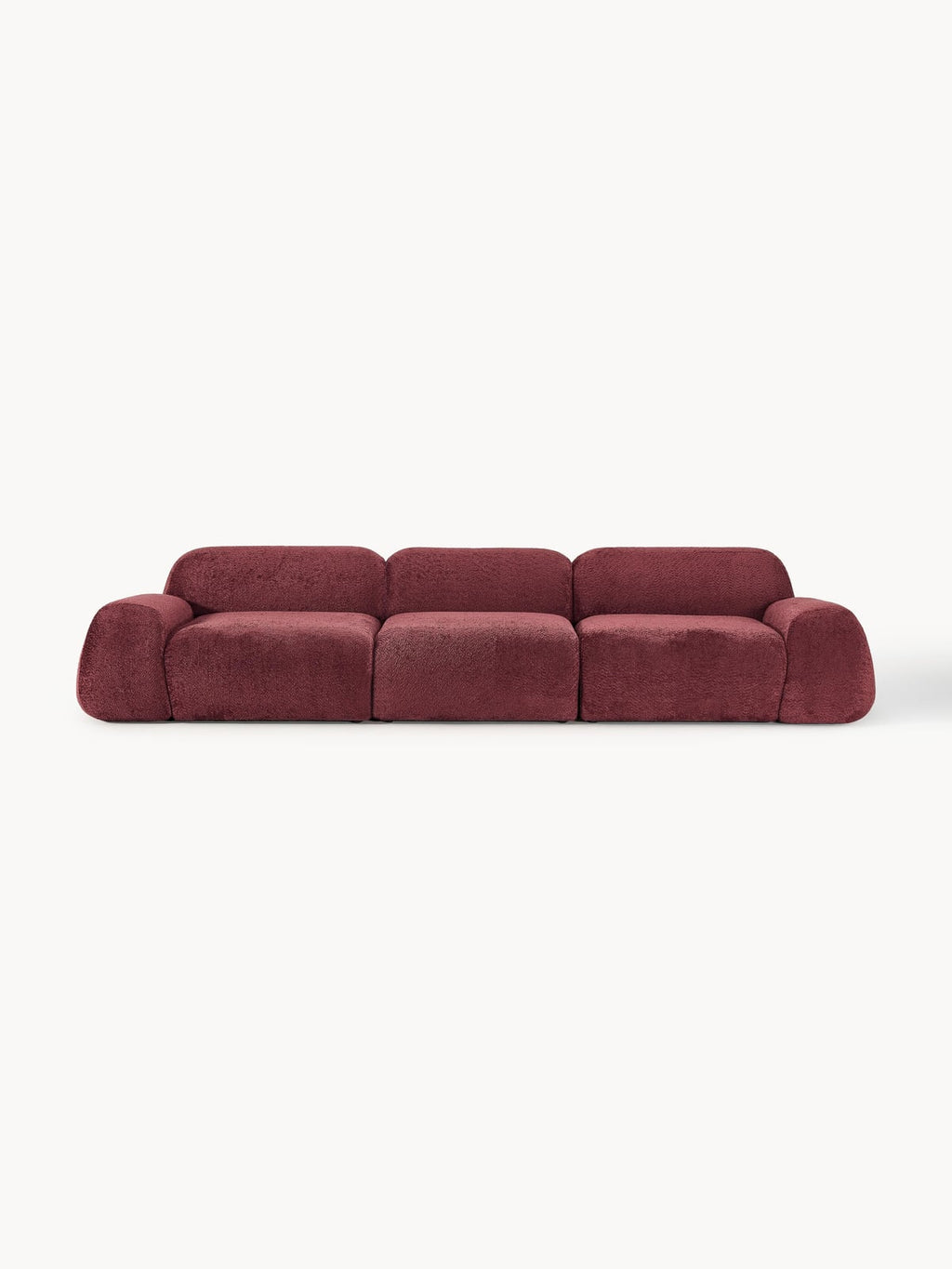 Ulpha Modular Teddy Bouclé Sofa (4-seater)