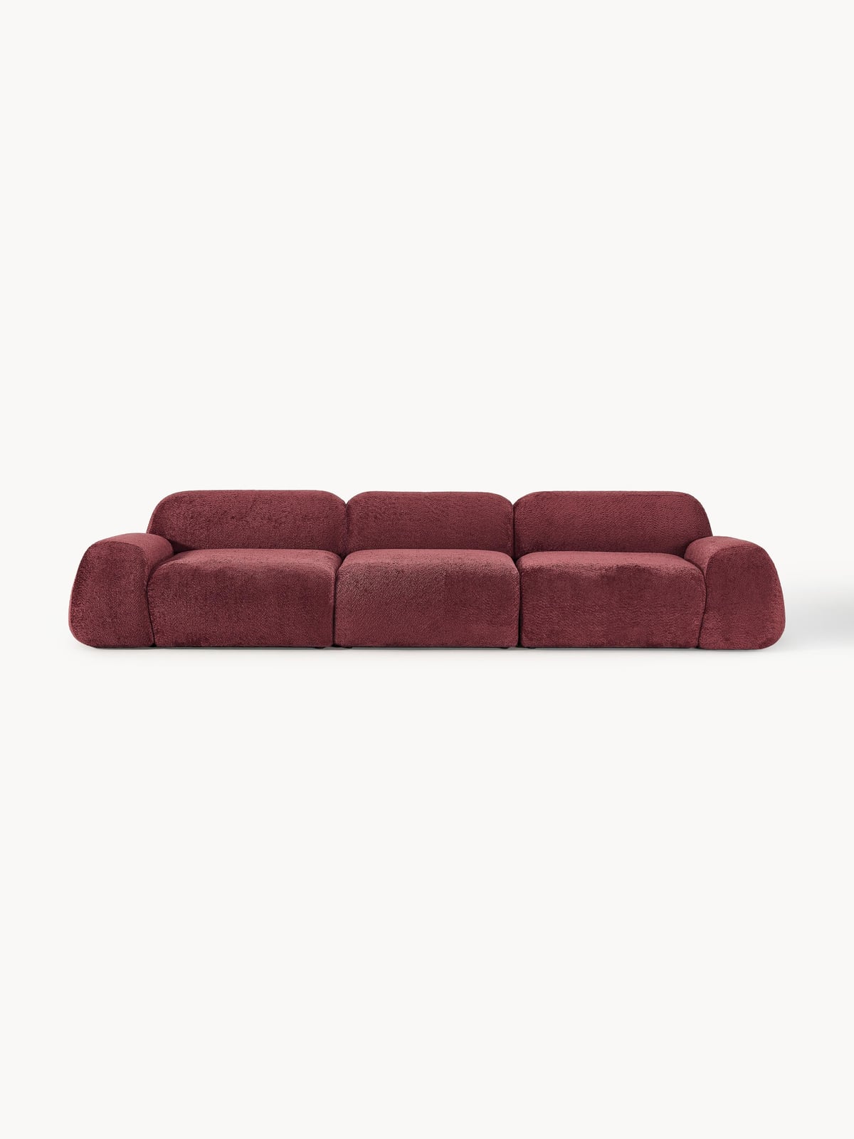 Ulpha Modular Teddy Bouclé Sofa (4-seater)
