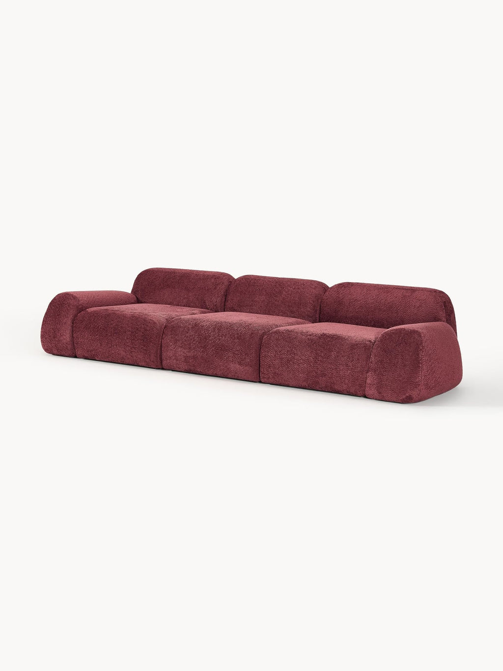 Ulpha Modular Teddy Bouclé Sofa (4-seater)