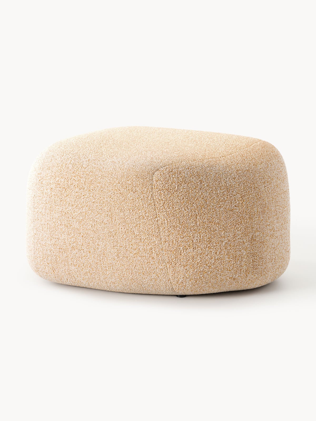 Ulpha Oval Bouclé Ottoman