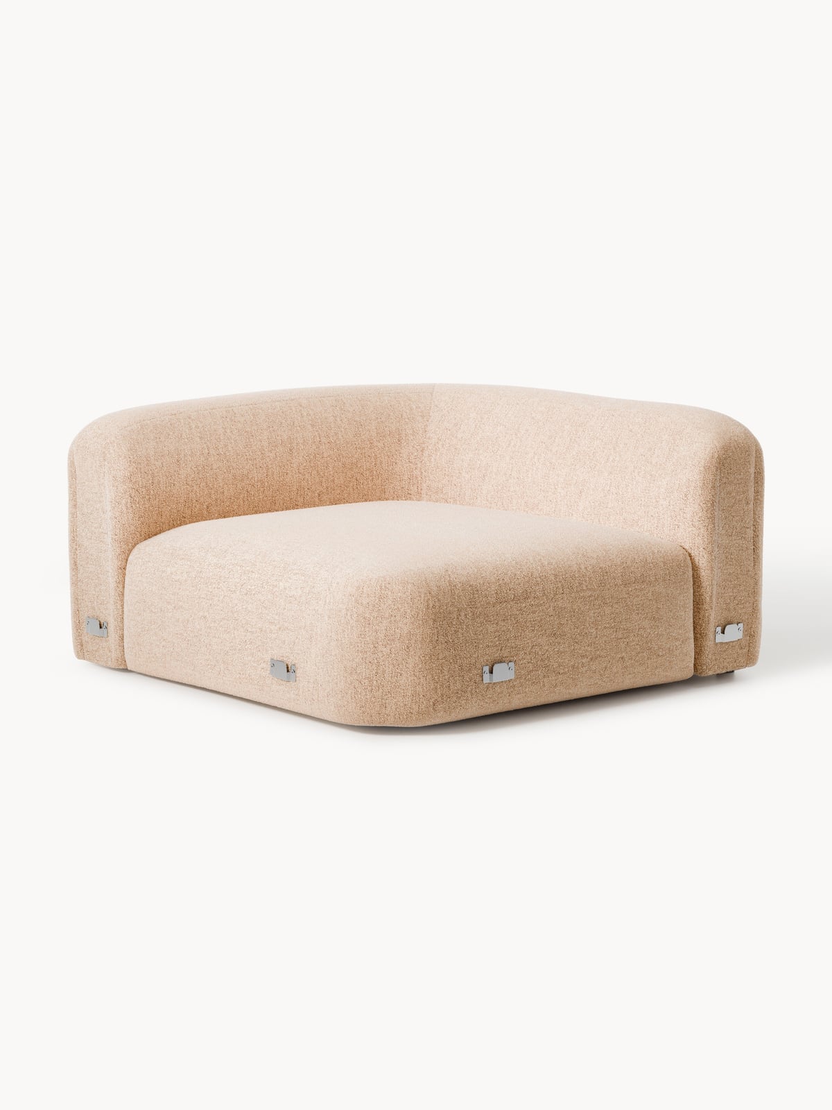 Ulpha Round Bouclé Corner Module