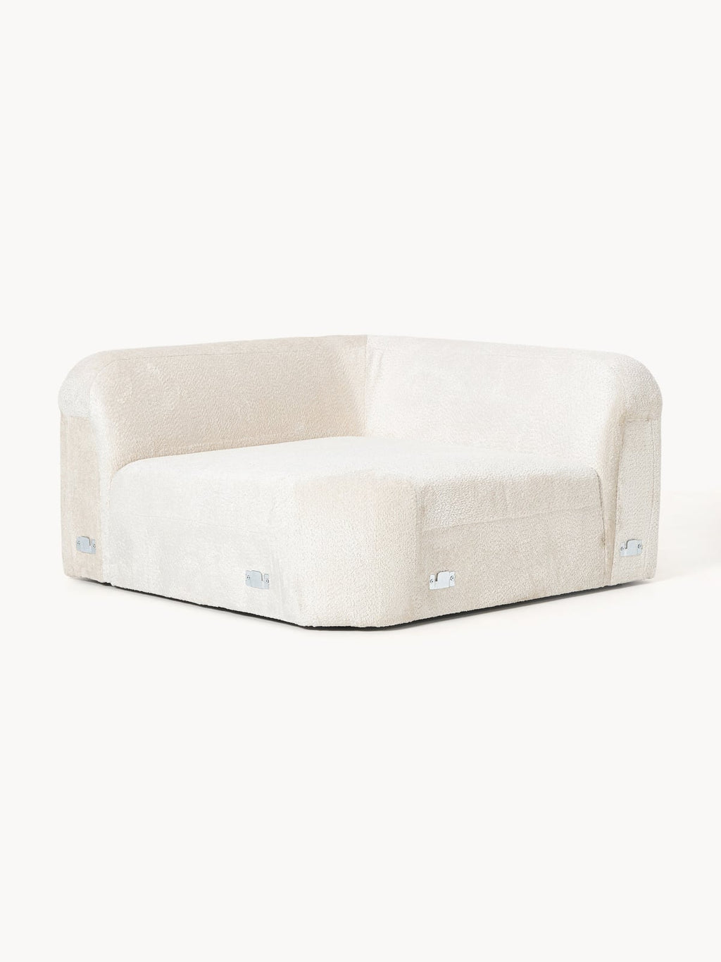 Ulpha Round Teddy Bouclé Corner Module