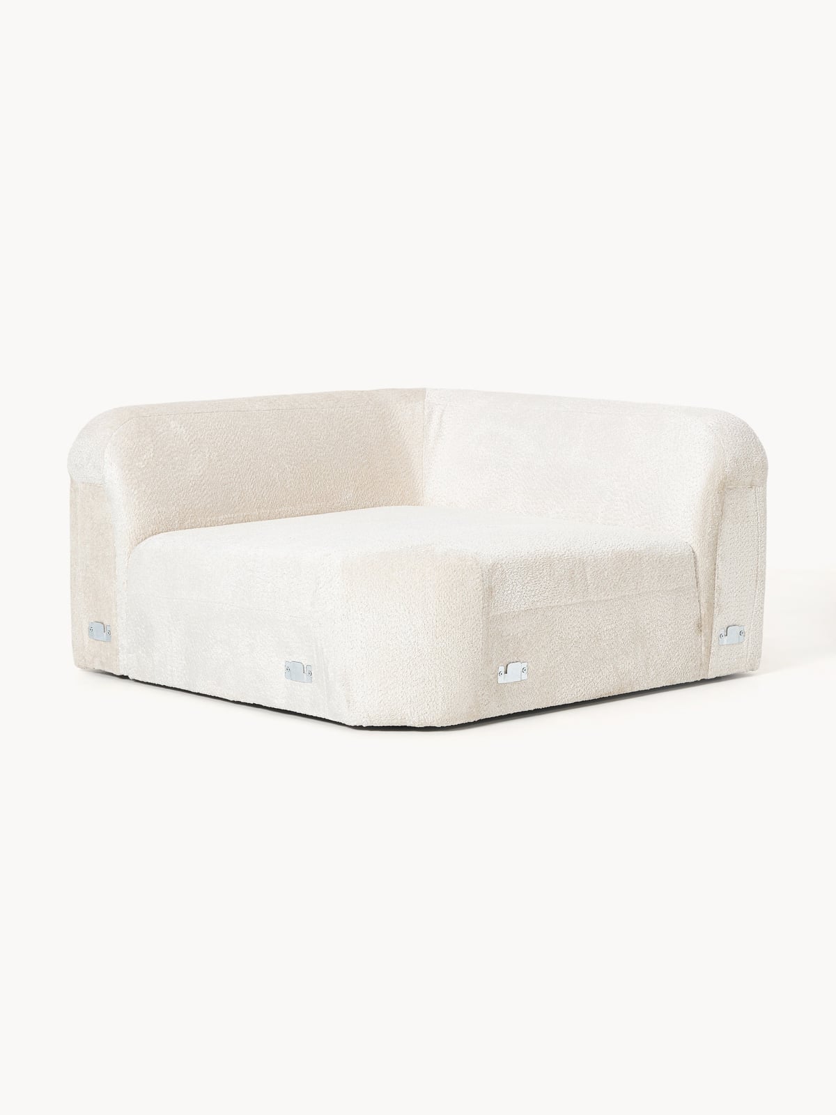 Ulpha Round Teddy Bouclé Corner Module