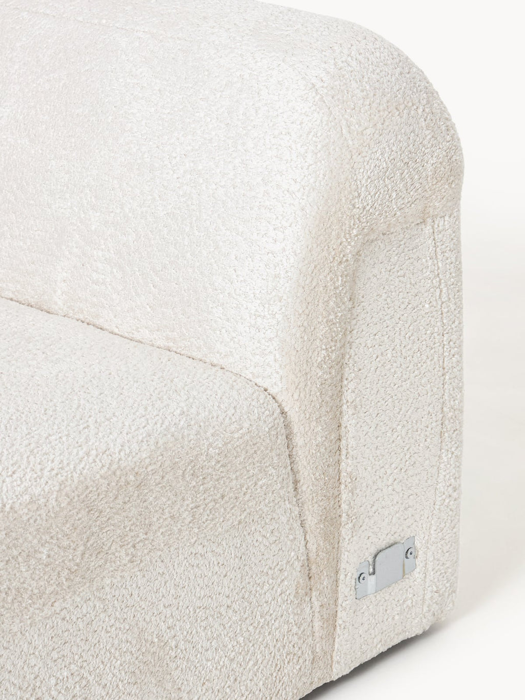 Ulpha Round Teddy Bouclé Corner Module