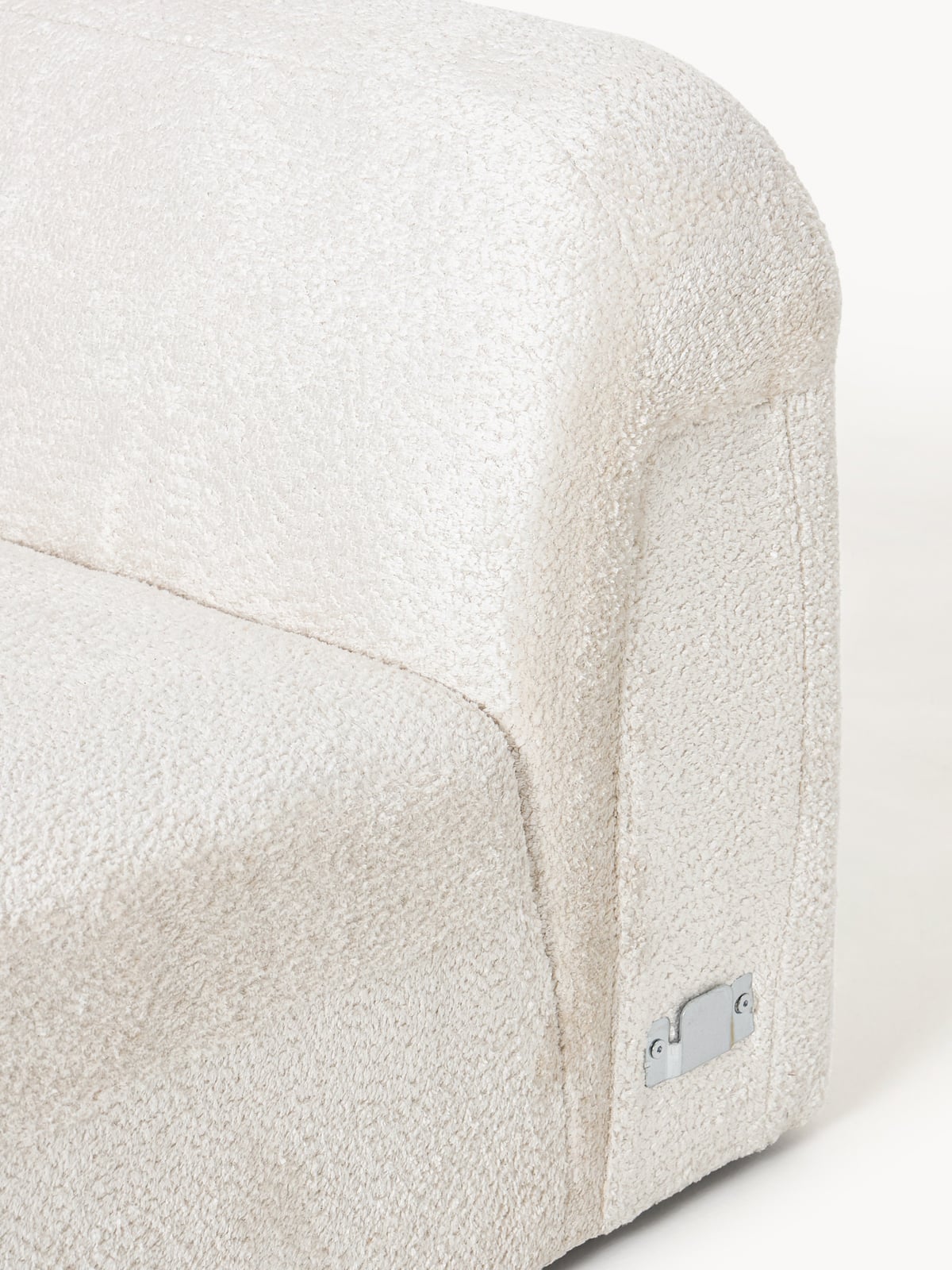 Ulpha Round Teddy Bouclé Corner Module