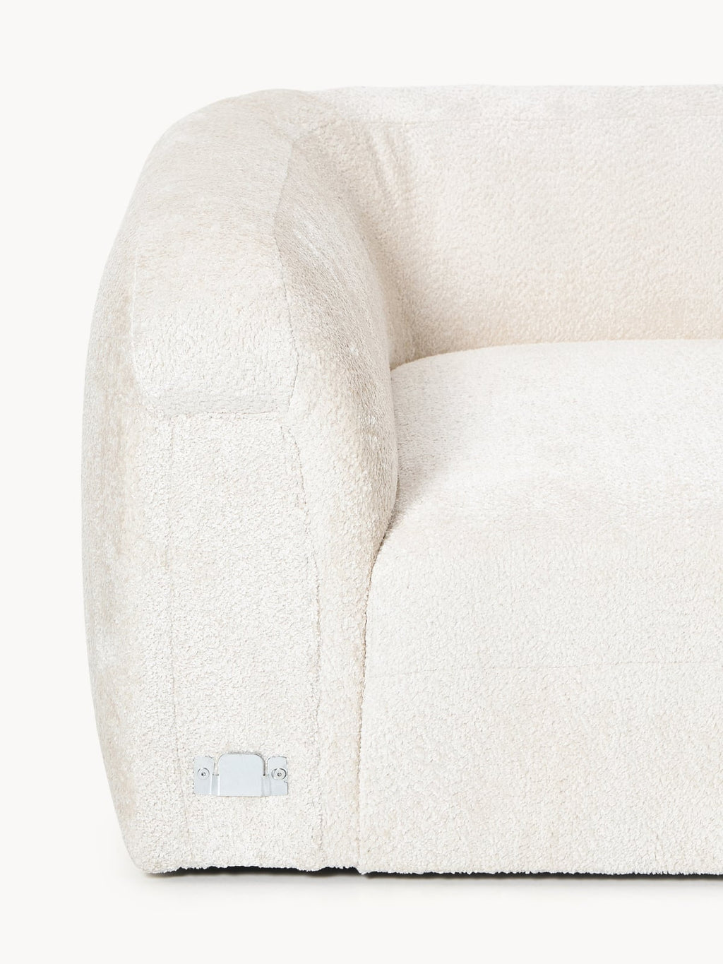 Ulpha Round Teddy Bouclé Corner Module