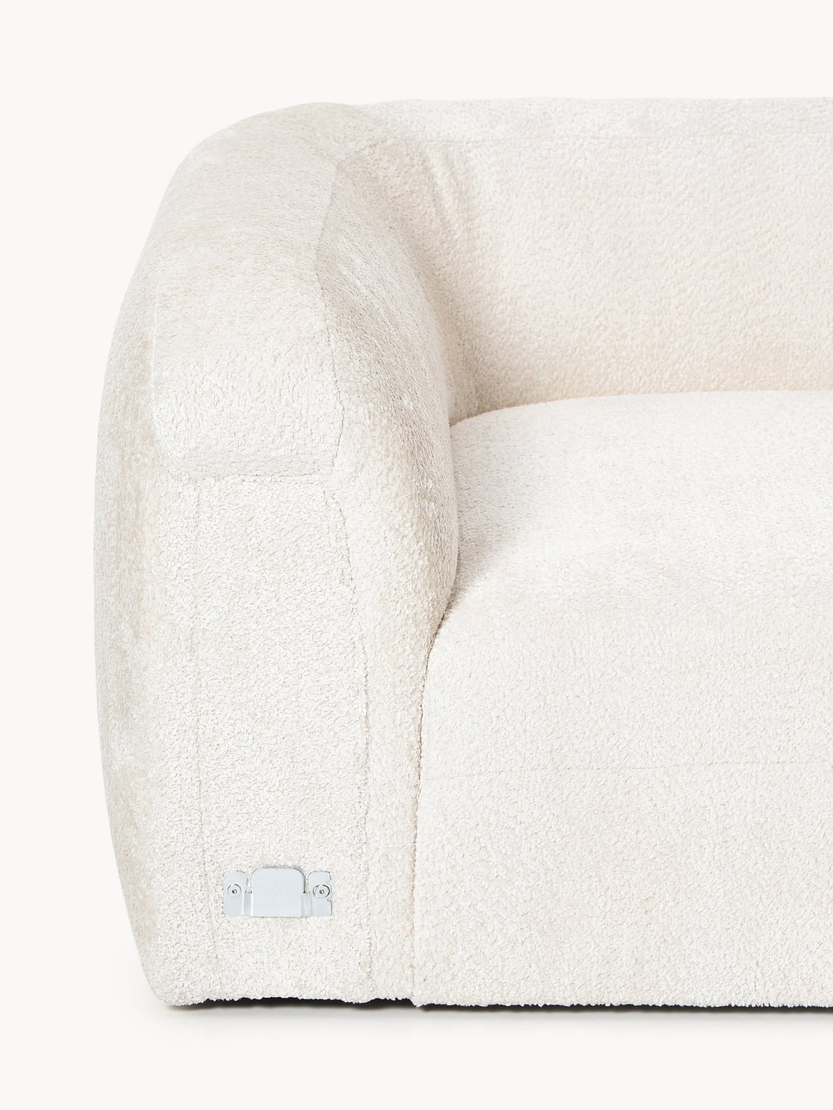 Ulpha Round Teddy Bouclé Corner Module