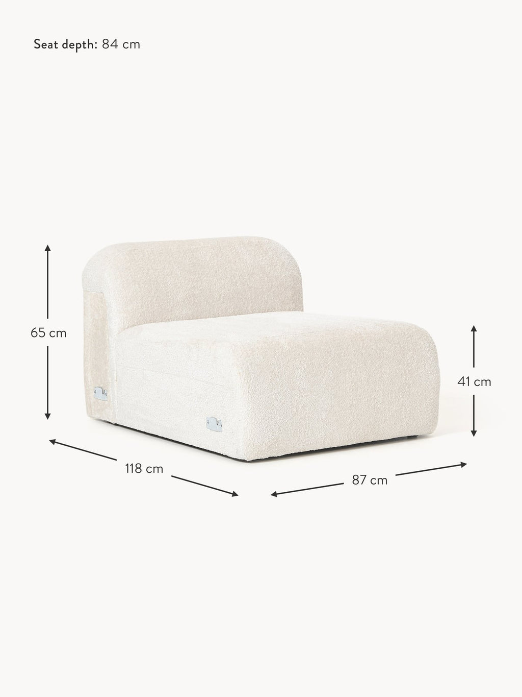 Ulpha Teddy-Bouclé Centre Module