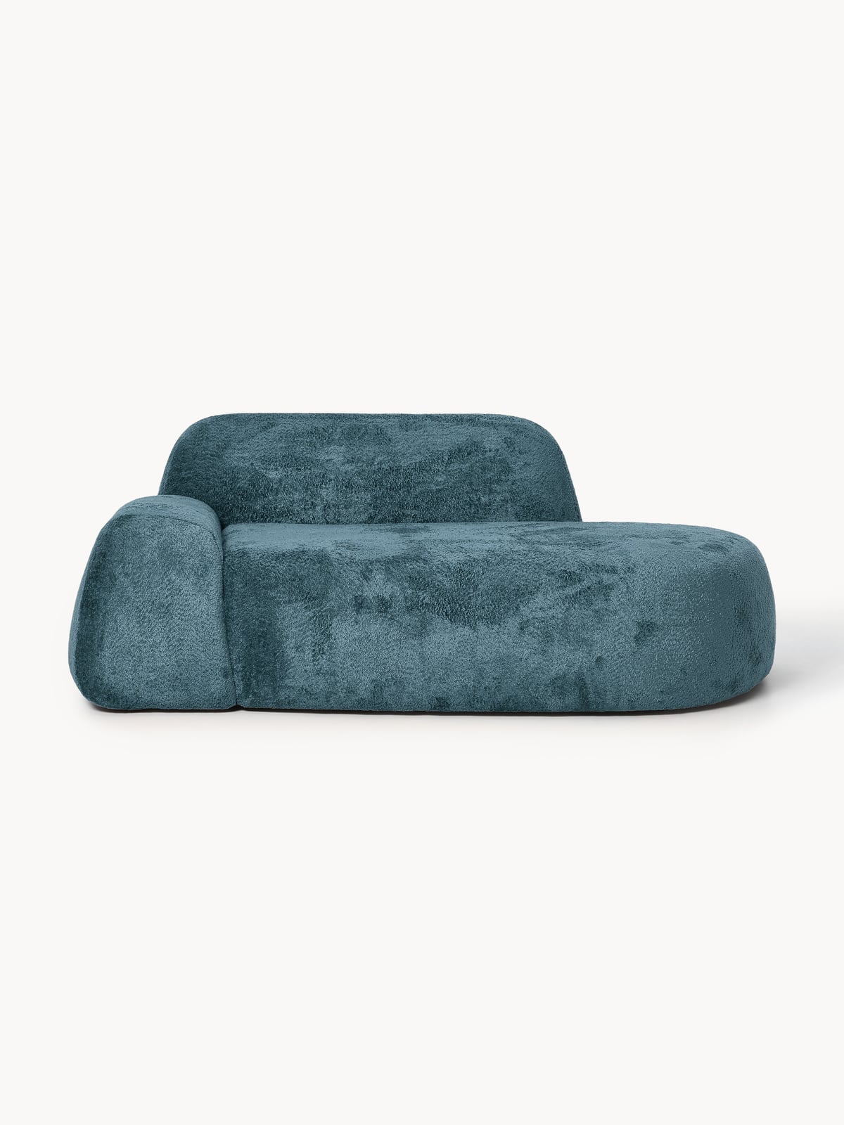 Ulpha Teddy Bouclé Sofa (2-seater) with Chaise End