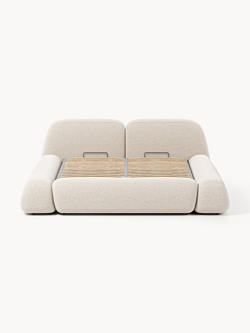 Ulpha Upholstered Bouclé Bed with Storage