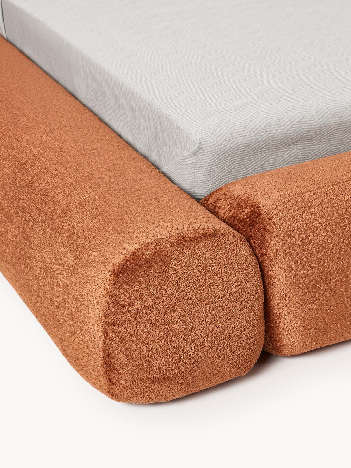 Ulpha Upholstered Teddy Bouclé Bed