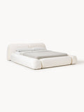 Ulpha Upholstered Teddy Bouclé Bed with Storage