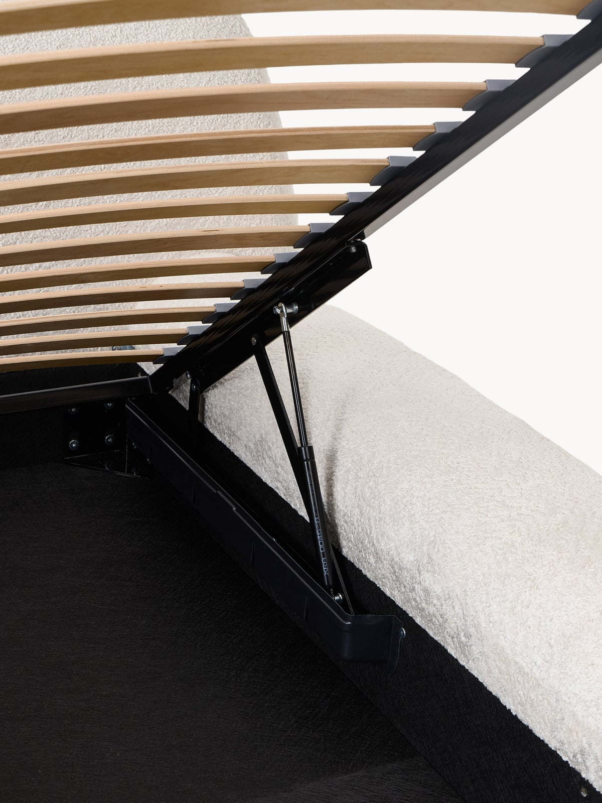 Ulpha Upholstered Teddy Bouclé Bed with Storage