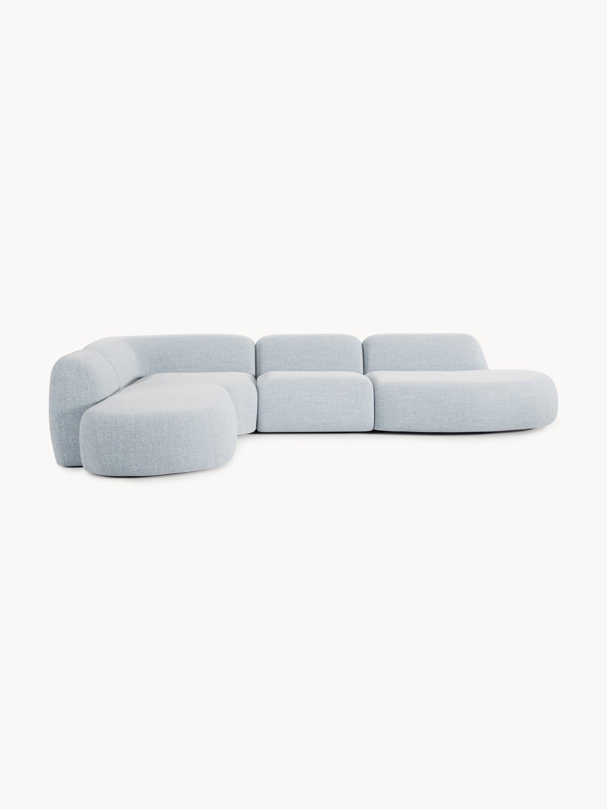Ulpha XL Modular Bouclé Corner Sofa with Chaise Ends