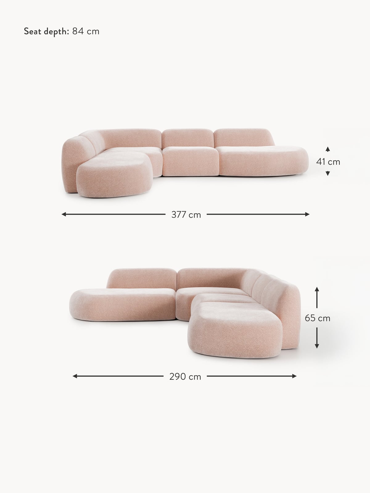 Ulpha XL Modular Corner Sofa with Chaise Ends