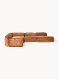 Ulpha XL Modular Teddy Bouclé Corner Sofa with Chaise End