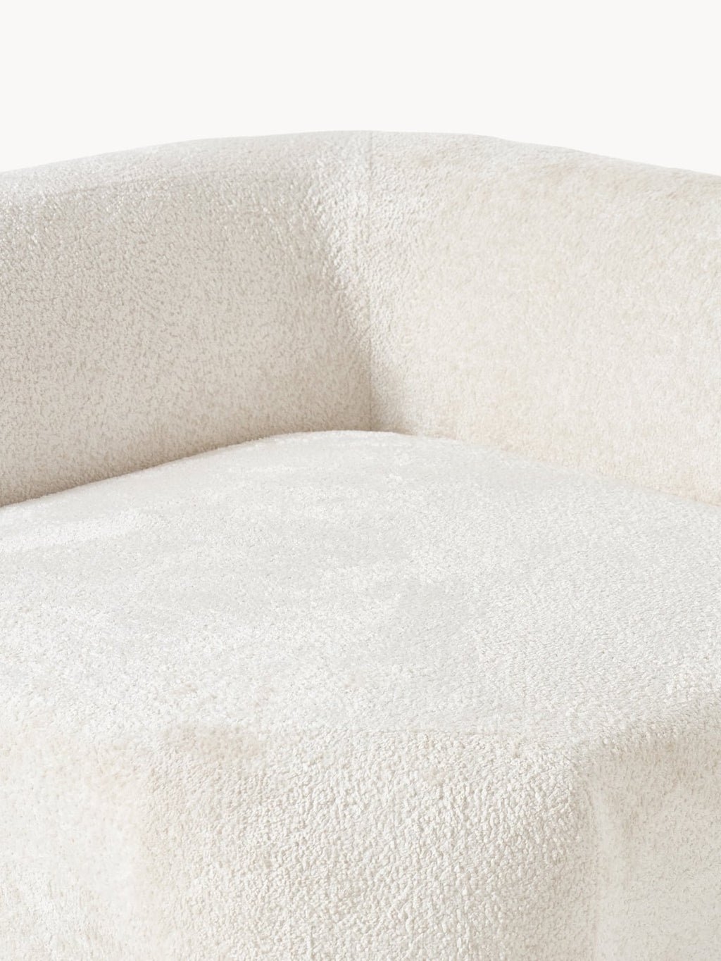 Ulpha XL Modular Teddy Bouclé Corner Sofa with Chaise Ends