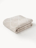 Uplyme Jacquard Bedspread with Graphic Pattern