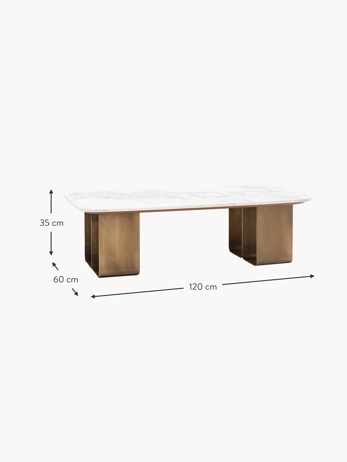 Uplyme Marble Coffee Table