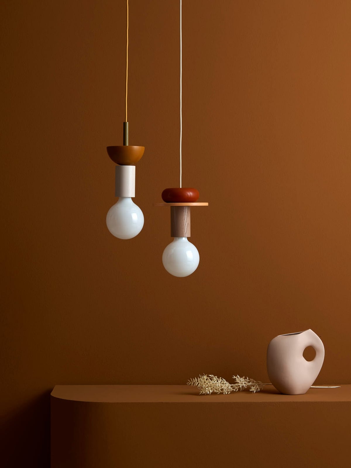 Uplyme Small Handmade Dimmable Pendant Light