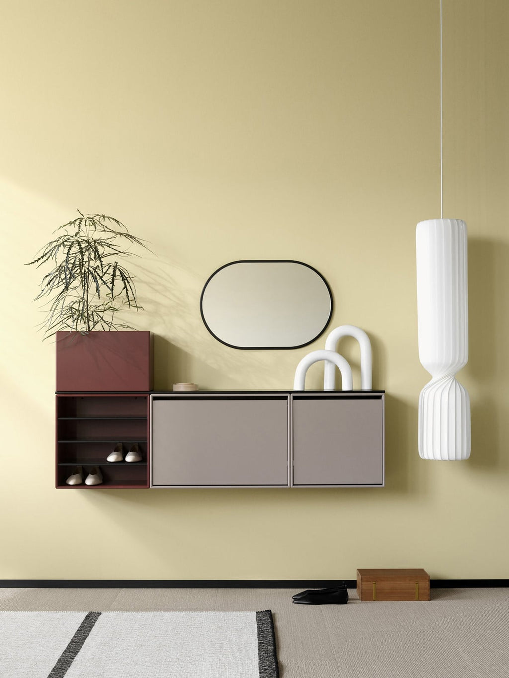 Uplyme Wooden Shoe Cabinet