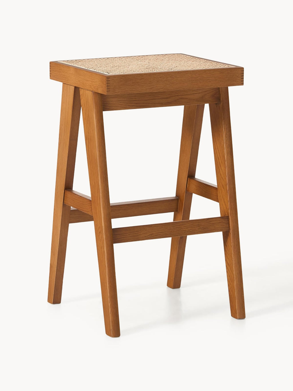 Uppingham Bar Stool with Viennese Wickerwork