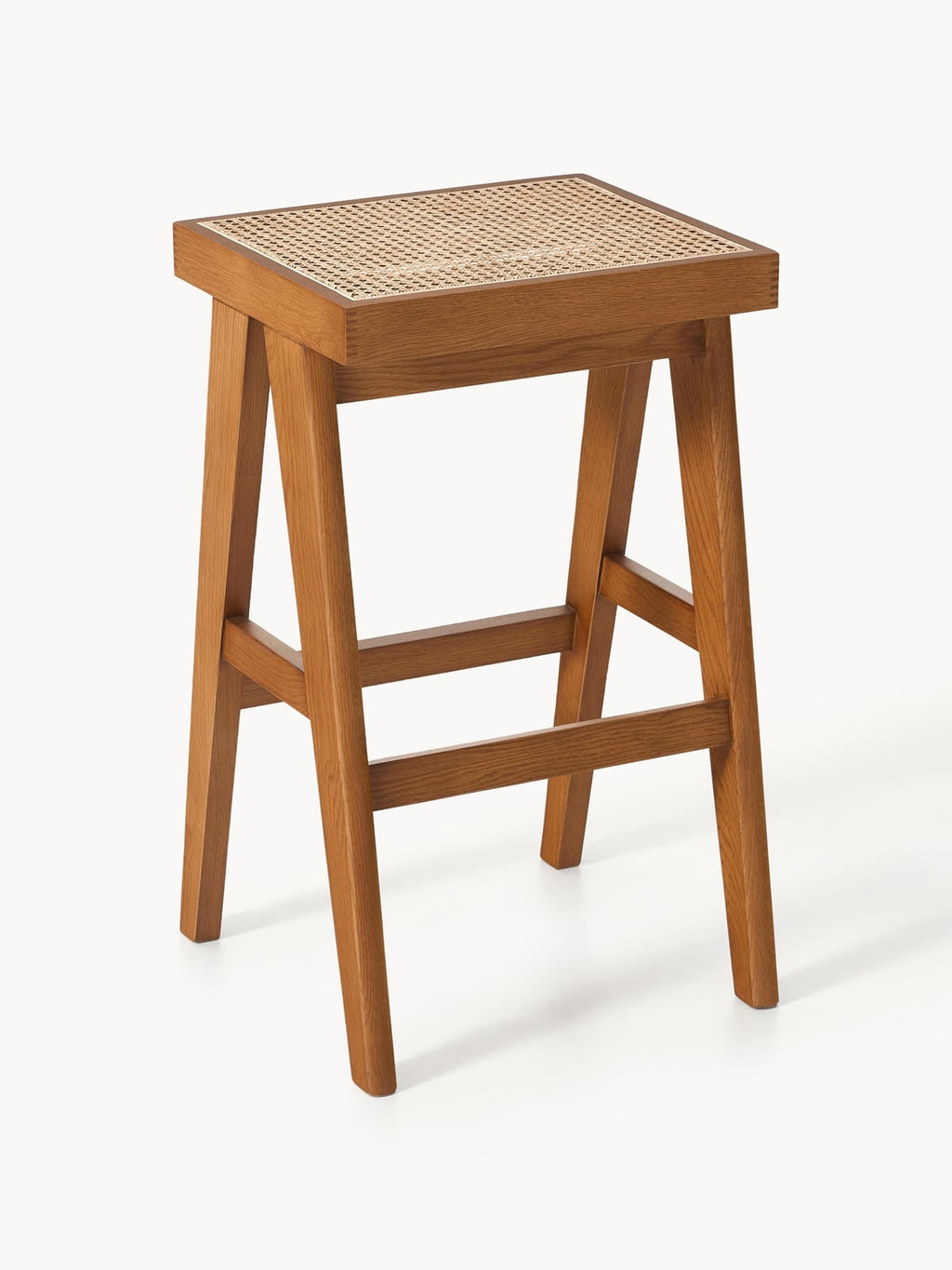 Uppingham Bar Stool with Viennese Wickerwork