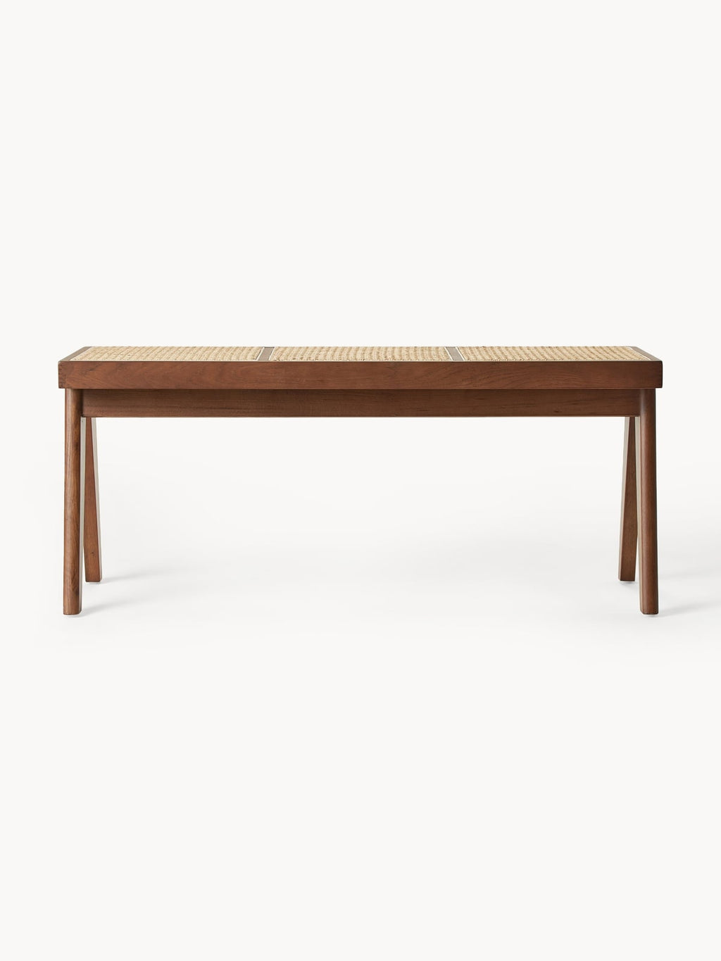 Uppingham Bench with Viennese Wickerwork