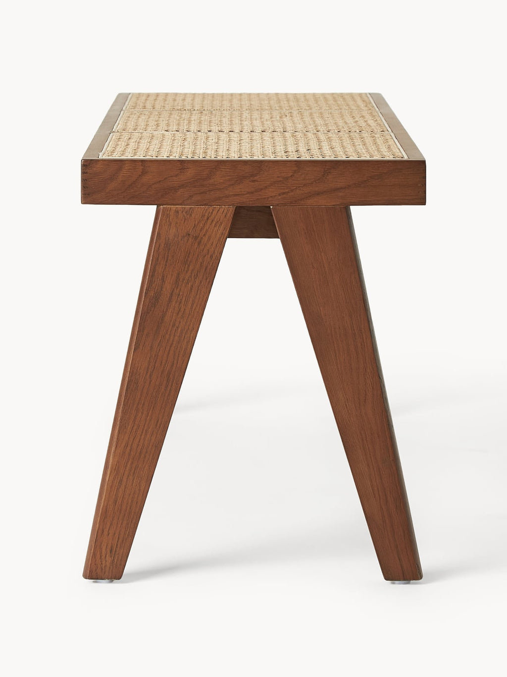 Uppingham Bench with Viennese Wickerwork