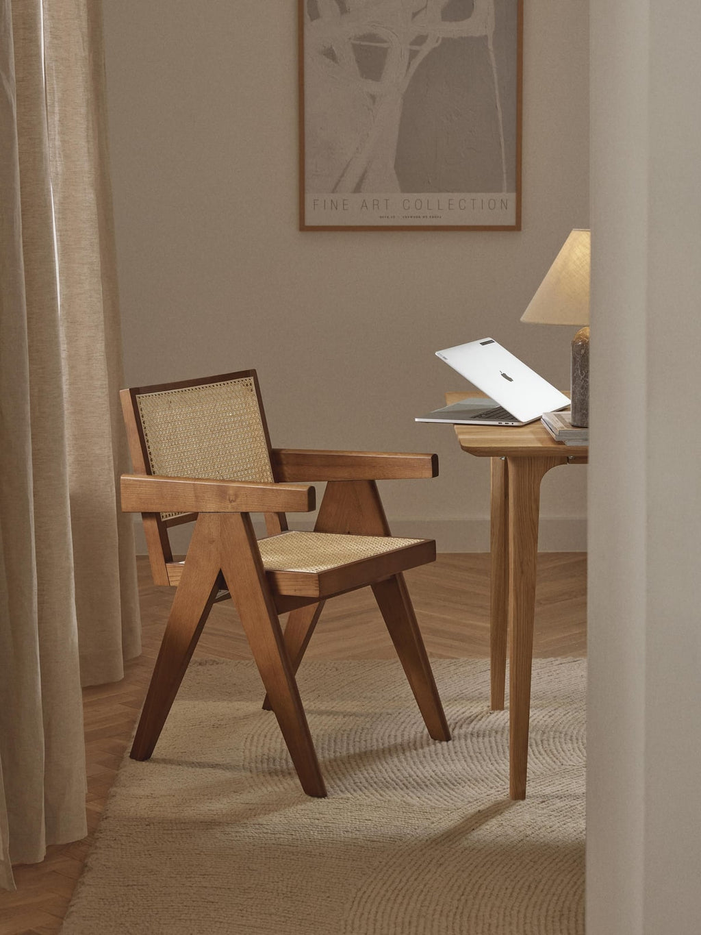 Uppingham Dining Chair with Viennese Wickerwork