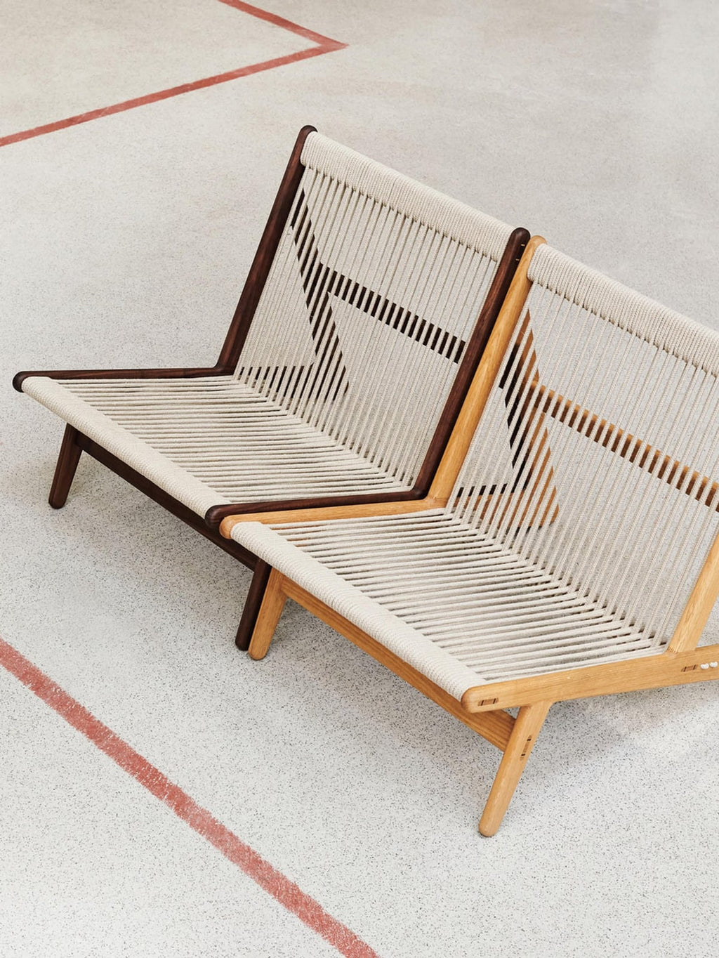 Uppingham Handmade Oak Wood Lounge Chair MR01 with Seat Cushion