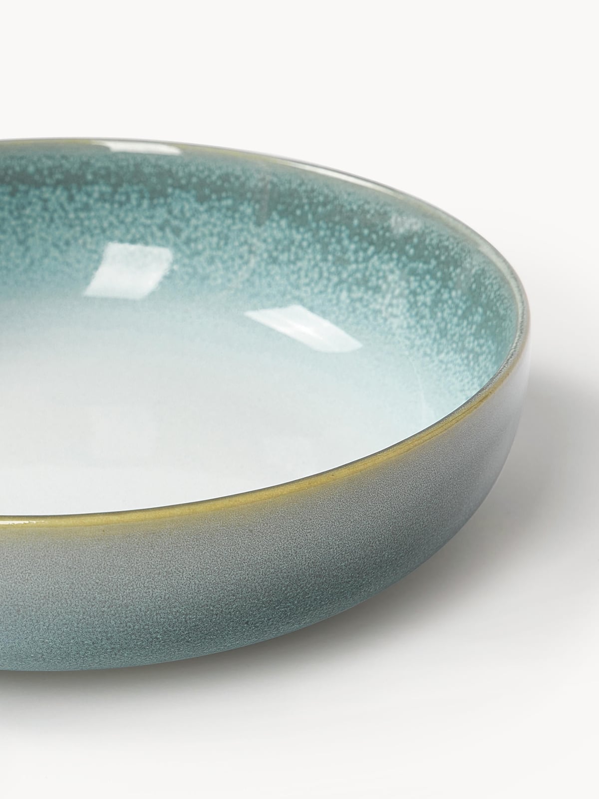 Uppingham Reactive Glaze Tableware Set, 4 people, Set of 12