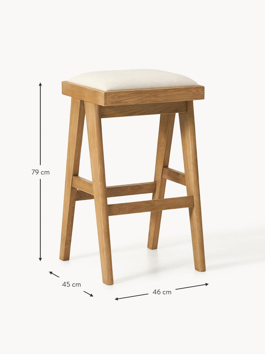 Uppingham Upholstered Bar Stool