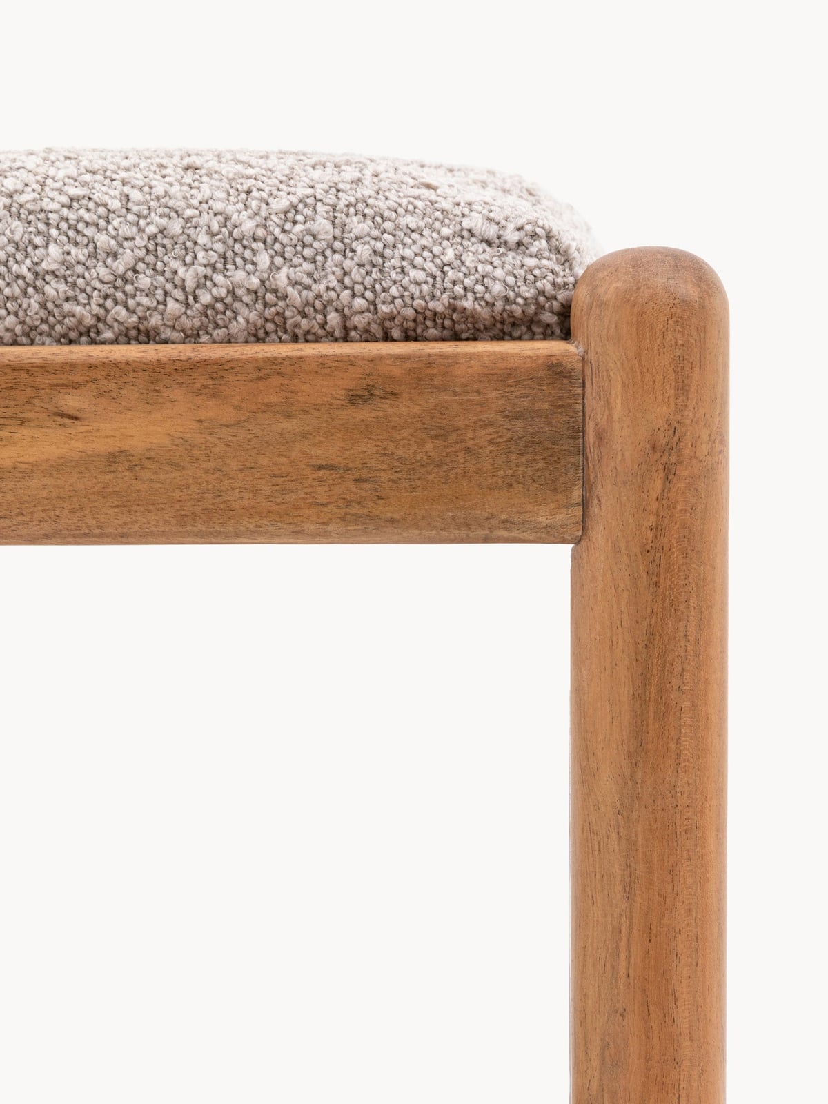 Uppingham Upholstered Bouclé Bench